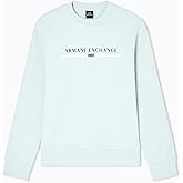 Armani Exchange mens Center Chest Logo Crewneck