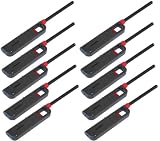 Makerstep 10 Pack Refillable Lighter for Kitchen Camping Grilling BBQ Home Adjustable Flame