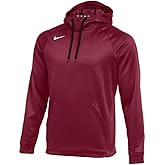 Nike Men's Therma Pullover Hoodie (Cardinal/White, Small)