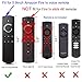 [2 Pack] Anti-Slip and Dust-Proof Silicone Protective Cover Skin for Fire TV with 4K Alexa Voice Remote (2017 Edition) (2nd Gen) / Fire TV Stick Alexa Voice Remote 5.9inch (Purple + Pink)
