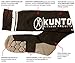 Kunto Fitness Graduated Compression Socks for Men and Women (Large, Black)