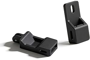 License Plate Mount Bracket for DJI Mic, Screw Mounted Microphone Holder for Vehicle Plate and Flat Surface Installation