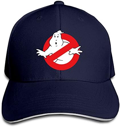 Ghostbusters Logo Men Baseball Cap Sandwich Peak Navy