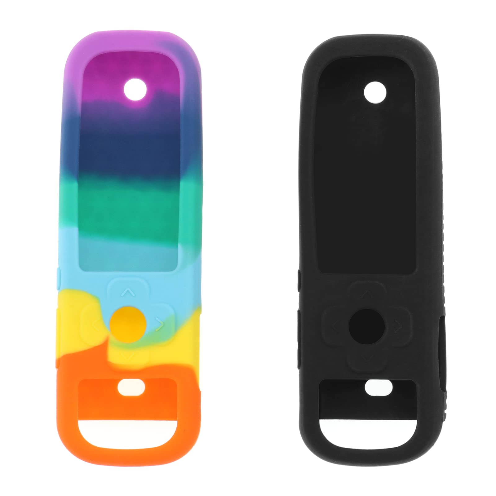 eMagTech 2Pcs Remote Control Protective Case Replacement Compatible with Now TV Compatible with TCL Roku Steaming Stick 3600R/3800/3900 Protective Soft Cases