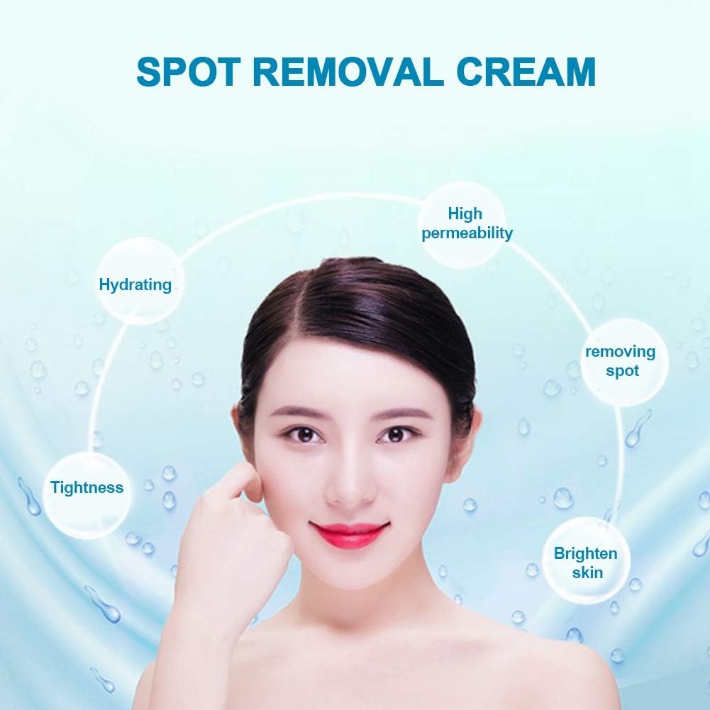 Lightening skin cream, freckled cream, antiaging stains and dark spots