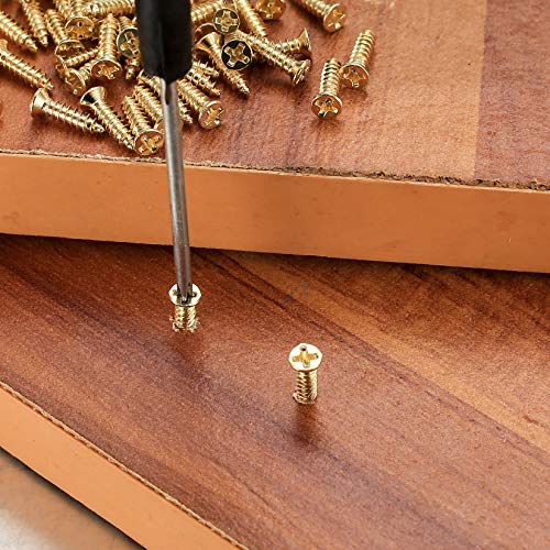 Selbstschneidende Schrauben-Sortiment, Flachkopf-Kreuzschraube, M2-Gewinde, selbstbohrende Holzschrauben-Kits, Flachkopf… – Bild 6