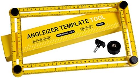 Angleizer Template Tool Multi Angle Measuring Ruler Layout Tools Instrument for Craftsmen DIY Tool Builders Handymen Construction