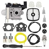 ATVATP A021001690 Carburetor for Echo SHC225 Carburetor SHC225S PPF225 PPF235ES PE225 GT225 GT225I GT225L GT225SF Trimmer A021001692 & A226001410 Air Filter