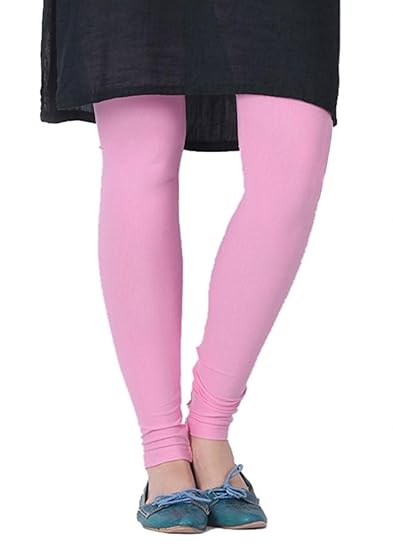 Women's Cotton Chudidar Leggings (Pink)