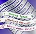 72 Woven Sew-on Name Tapes/Tags for School/Camp/Care Home
