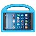 MENZO Kids Case for Amazon All-New Fire HD 8 2018/2017, Light Weight Shockproof Handle Stand Kids Friendly Case for Fire HD 8 Inch (2017 and 2018 Releases) Tablet, Blue