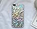 Keklle iPhone Case Psychedelic Rave Holographic Sparkle Bling Glitter Shiny Reflective Cover With Laser Beam, [Extra Thin TPU Protective Case] for iPhone (Shiny Sequins, iPhone 7/iPhone 8)