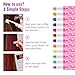 Hair Chalk Pens 12 Colors - Safe & Temporary & Washable Hair Pen for Kids, Girls, Gift, Party, All Age Can Use
