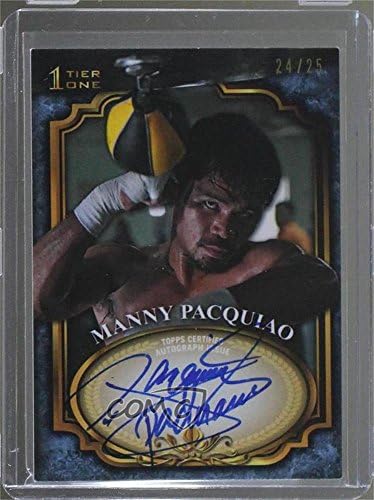Manny Pacquiao #24/25 (Baseball Card) 2011 Topps Tier One - Top Tier Autograph - [Autographed] #TTA-MP