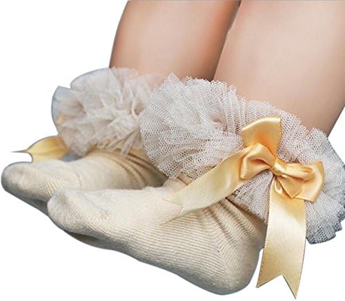 dragonaur Toddlers Kids Girls Soft Cotton Breathable Casual Lace Princess Socks Hosiery