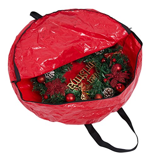Christmas Wreath Storage Bag Xmas Wreaths Garland Container Bag