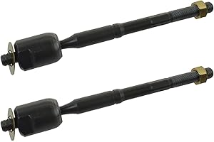 TRQ Front Inner Tie Rod Set 2 Piece Compatible with 2007-2012 Lexus ES350 2005-2012 Toyota Avalon 2007-2011 Camry