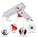 BSTPOWER 100W 2T Mini Hot Glue Gun with Flexible Trigger High Temp Overheating Protection for DIY or craft, Melting Glue Gun with Three Nozzles