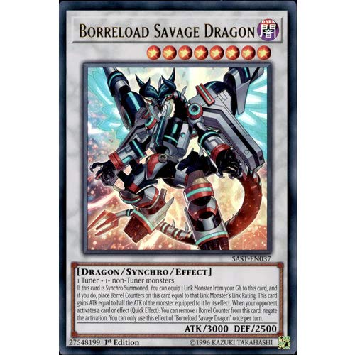 Buy YuGiOh SAST EN037 Unlimited Ed Borreload Savage Dragon Ultra Rare 