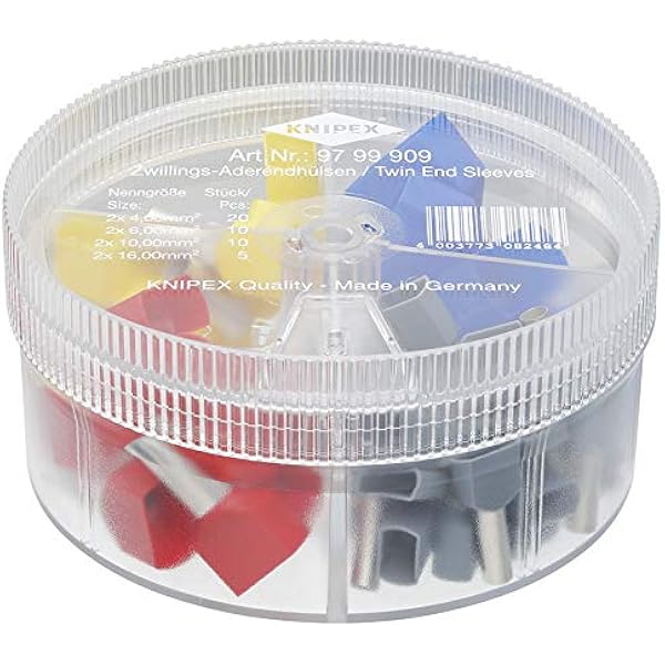 KNIPEX 97 99 909 Caja de surtidos con Punteras Twin: Amazon.es: Bricolaje y herramientas