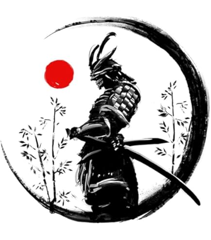 Amazon.com - Samurai Warrior Sticker – 5 Inch Rising Sun