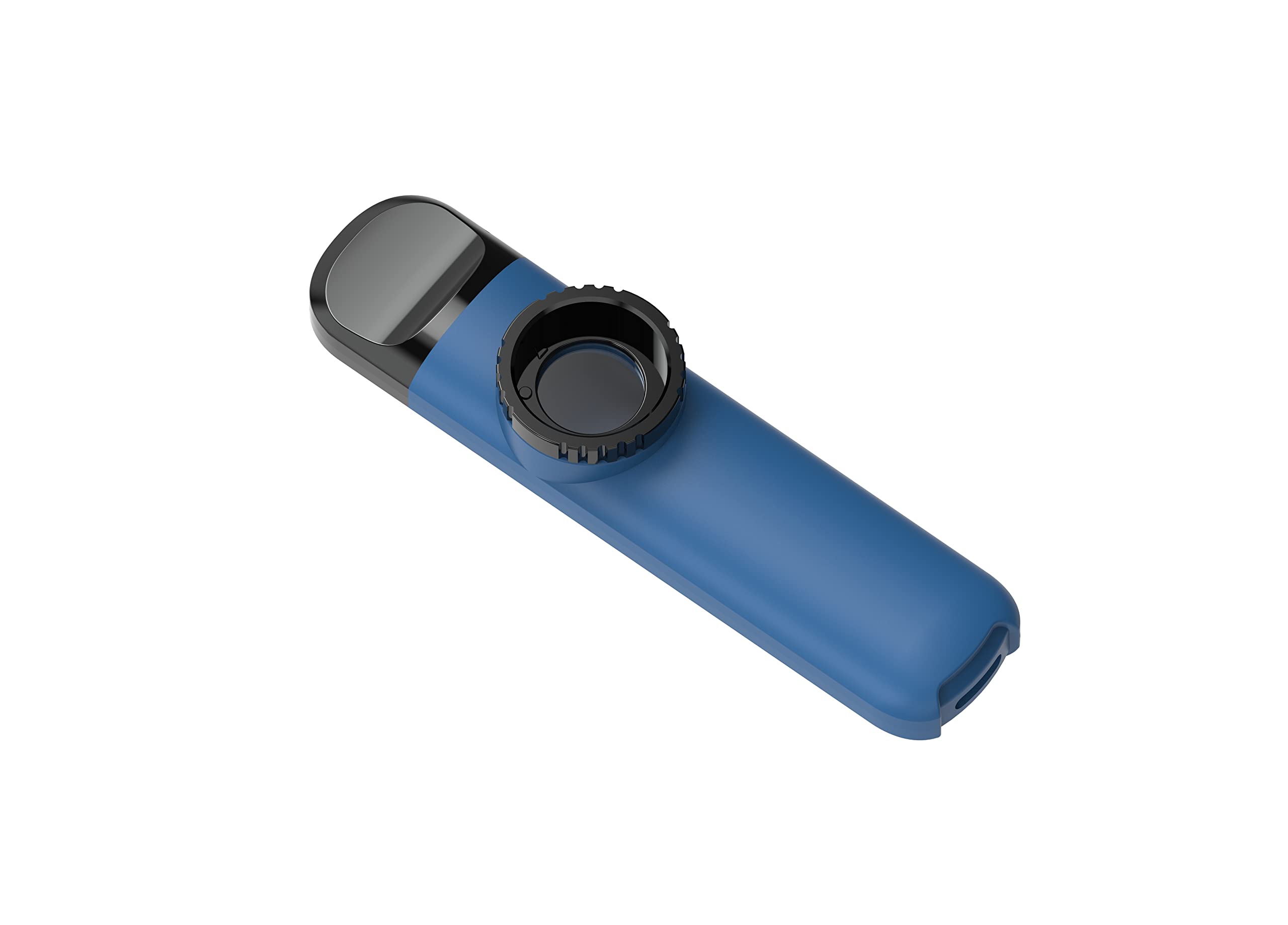 Koldot Easy to Learn Musical Instruments Colorful Kazoos with 4 Replacement Flutes Diaphragms Lanyard (Blue)