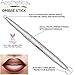 Aesthetica Ombre Stick - Double Ended White Lip Highlighter/Blending Brush for an Instant Ombre Lip - Works with all Lip Colors - Creamy Long Wear Formula
