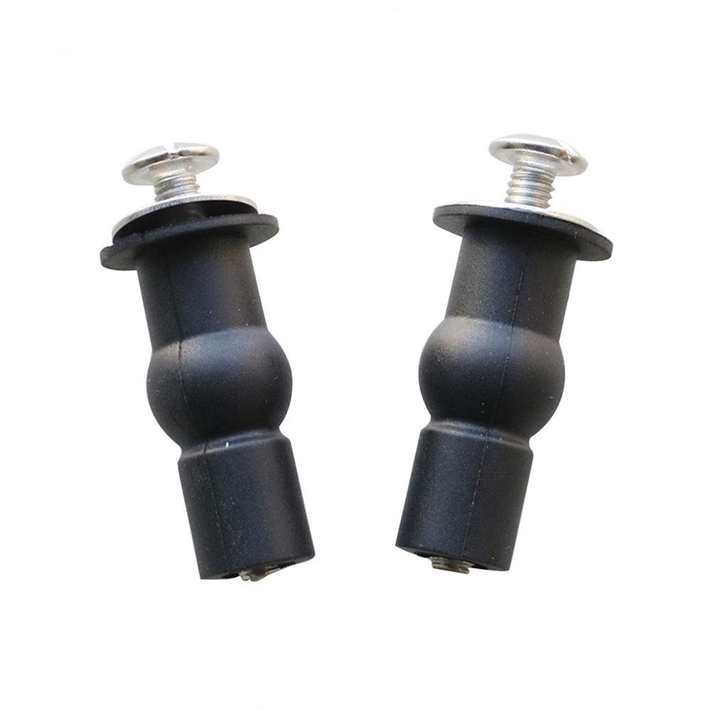 Toilet Seat Screws, Toilet Seat Fittings Toilet Seat Hinges Expanding Rubber for Top Fix Fixing Seats 2PCS
