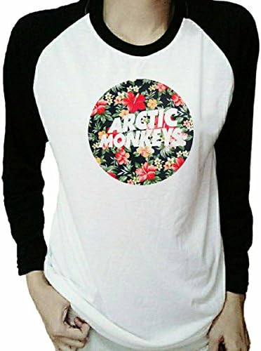 Metals4 Men's Arctic Monkeys AM T Shirt Rock Band Baseball Sleeve