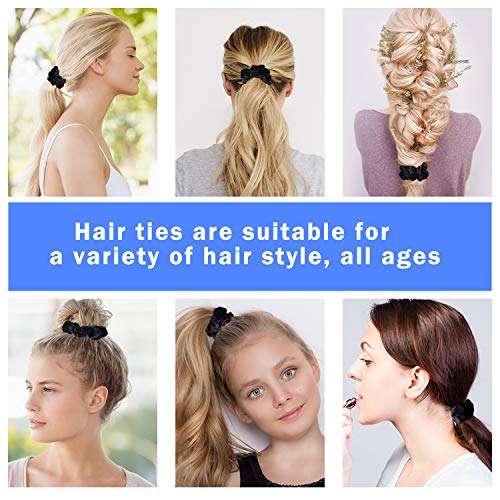 whaline 12 pieces hair scrunchies velvet elastics