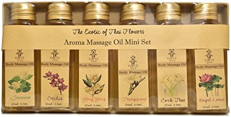 hHom Massage Oil Mini Set2: The Exotic Of Thai Flowers (Jasmine,Orchid,Ylang Ylang,Frangipani,Cork Tree,Royal Lotus)