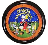 PEANUTS GANG SNOOPY HALLOWEEN SOUND CLOCK WITH LIGHT SENSOR