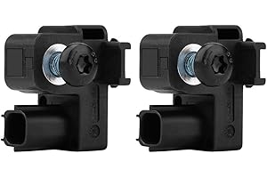 ikasus 2PCS 13502744 Front Bumper Airbag Sensor Black Front Bumper Airbag Impact Sensor Compatible for Silverado GM*C Sierra 