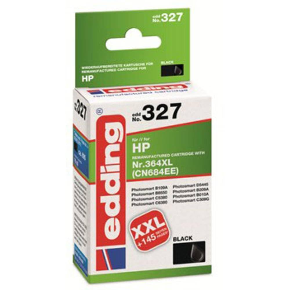 edding EDD-327 Ink Cartridge s HP 364XL (CN684EE) Black 19 ml