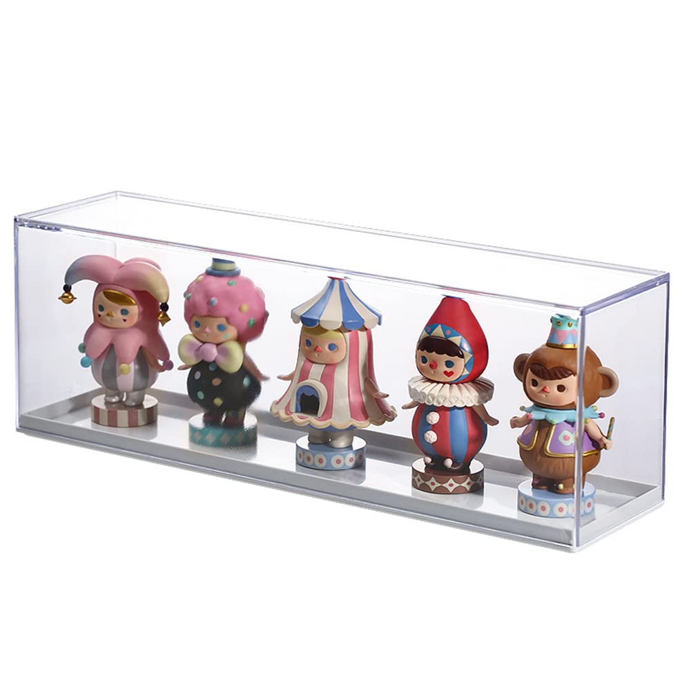 MASSIOSTAN: Acrylic Display Cases for Models - Clear Box for Figures - PRE-ASSEMBLED - Clear Case - Small Display Cabinet Collectables - Plastic Glass Boxes - Mini Figure Cabinets — image 1