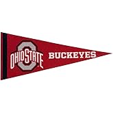 Ohio State Mini Pennant - Size: 4" x 9" - Officially Licensed - 1 Pennant Per Pack