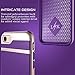 iPhone 7 Case, LK [Moxie Series] Shock Absorption Hybrid Armor Defender Protective Case Cover for Apple iPhone 7 (Purple)