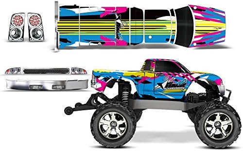 Designer Decal for Traxxas Stampede VXL 1/10 (#3607L) AMRRACING RC Kit - Flashback