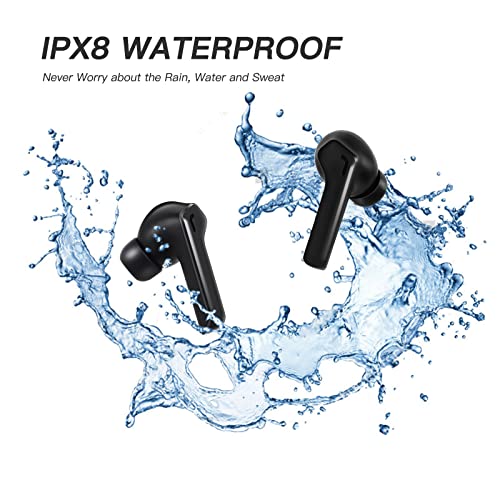 [2022 Upgraded] True Wireless Earbuds Bluetooth 5.3 Headphones with