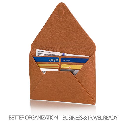 Otto Genuine Leather Wallet |RFID Blocking, Multiple Slots Money, ID, Cards, Smartphone| - Unisex (Light Brown)