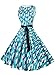 Vintage Boatneck Swing Dresses 60s With Ribbon Belt - Checkered Mint Green F21 Small