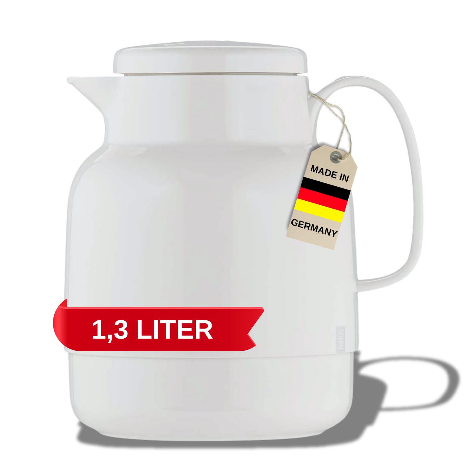 Helios Mondo Vacuum Jug White 1.3 Litre