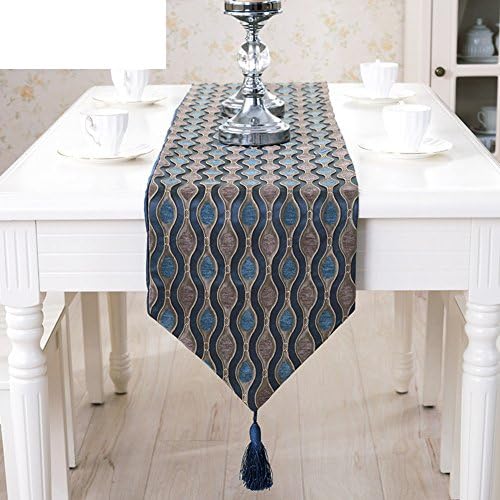 European-style velvet table runner/Modern coffee table flag/ minimalist West napkins/ sleek/bed runner-H 32x220cm(13x87inch)