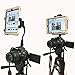 ChargerCity 360º Swivel DSLR Hot Shoe Flash Camera Mount for iPad mini Galaxy Tab Venue 6 7 8 inch Tablet *Use Both DSLR Camera & Selfie Record See Yourself simultaneously*