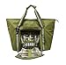 Earthwise Large Insulated PICNIC BAG Basket Backpack Tote Set w/COMPLETE 2 PERSON TABLE SETTING Utensils Set ZIPPER Compartment & Adjustable Shoulder Strap