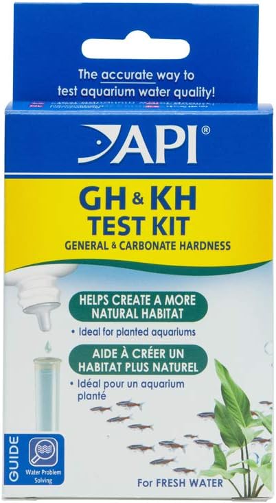 API GH & KH Test Kit Freshwater Aquarium Water Test Kit 1-Count