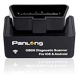 Panlong WiFi OBD2 for Android iOS(iPhone iPad),Car Diagnostic Scanner,Check Engine Light,Read &Clear Diagnostic Trouble Codes