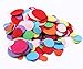 BIHRTC Pack of 300 Mixed Color 3 Different Size Round Felt Circle Felt Pads for DIY and Sewing Handcraft (0.8