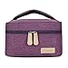 V-Coool Breastmilk Cooler Healthy Baby Care Kit for Commutes Daycare Trips, Storage for 6 Breastmilk Bottles(5oz Size) Tote Bags,Keep Food Warm or Cool for Go Out Lunch Bag,Purple