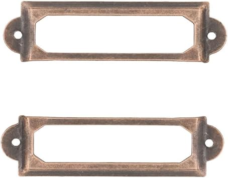 Adiyer 40 Pack Office Library File Drawer Cabinet Card Tag Label